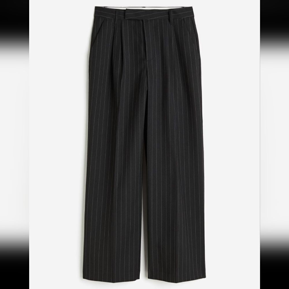 NWOT, H&M • Pinstriped Dress Pants, Size 2